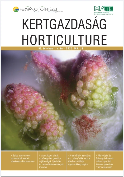 Kertgazdaság - Horticulture 2025. 1.