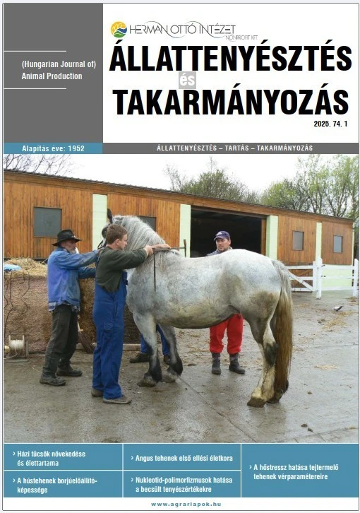 Állattenyésztés és Takarmányozás 2025.74.1.