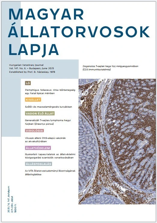 Magyar &Aacute;llatorvosok Lapja 2025. 06. J&uacute;nius